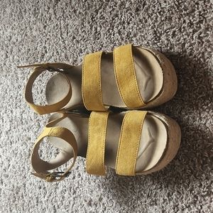 Yellow Platform Sandals